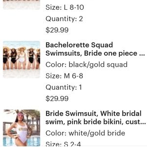 Bathing Suits for Bachelorette